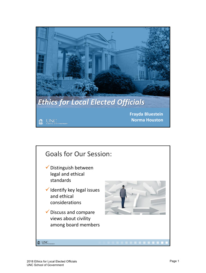 ethics for local elected officials