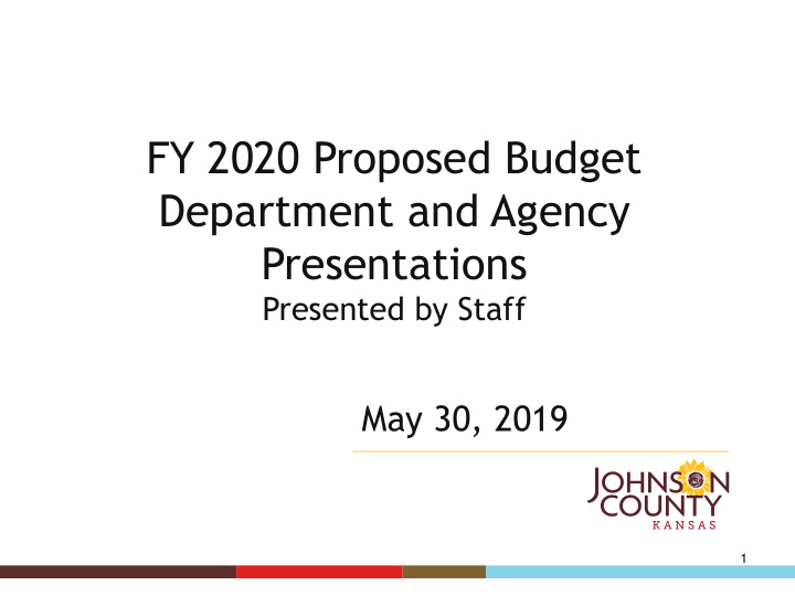 fy 2020 proposed budget department and agency