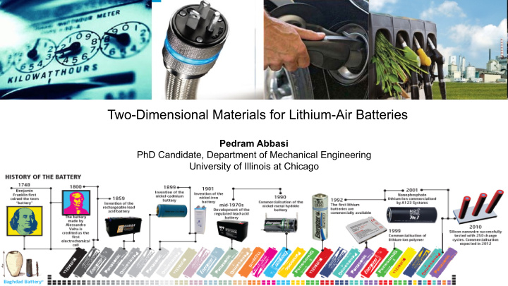 two dimensional materials for lithium air batteries
