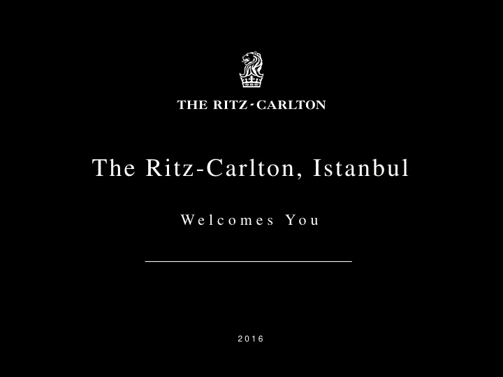 the ritz carlton istanbul