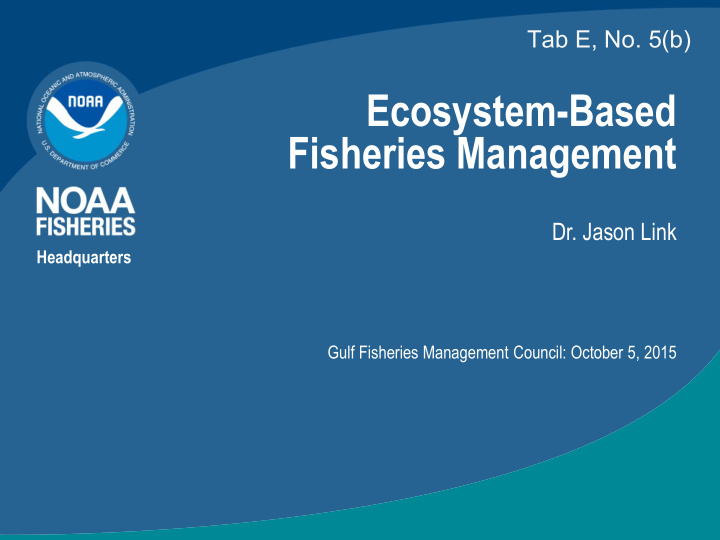 fisheries management
