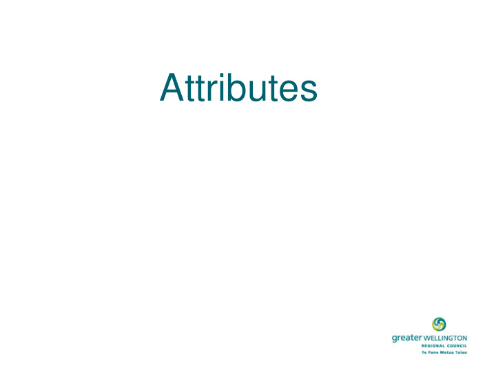 attributes attributes