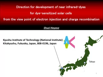 Direct  ection  n fo  for d  dev  evel  elopment  ent o  of nea  f near infr  nfrared  ed-dy  dyes