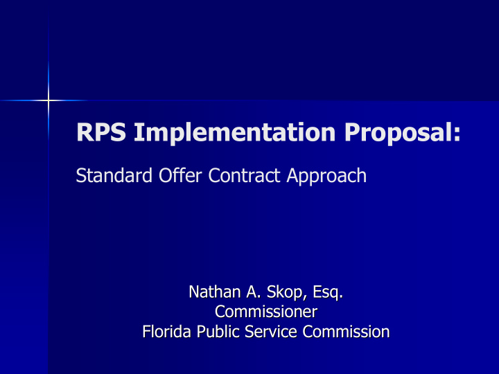 rps implementation proposal