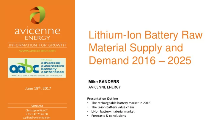material supply and