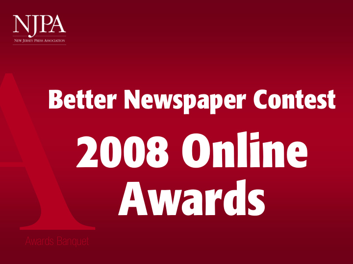 2008 online awards
