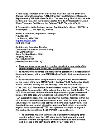 Figure 1.   MAP OF THE PAJARITO FAULT SYSTEM AND ADJACENT  SOUTHWESTERN SECTION OF THE EMBUDO FAULT