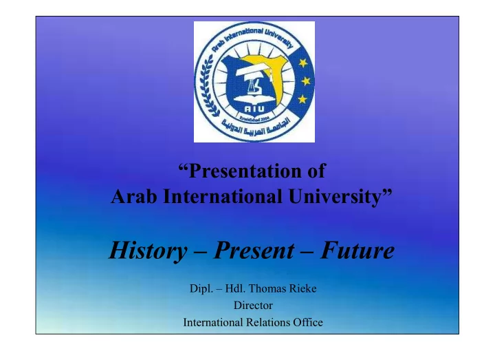 history present future