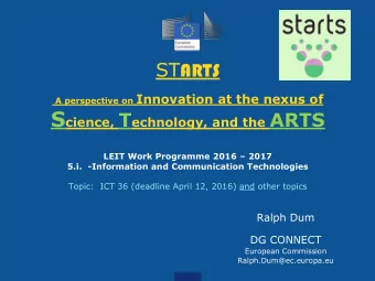 Fluxus  Innovation across blurring borders  Life- Arts -Technology  The Arts  Technology - Design