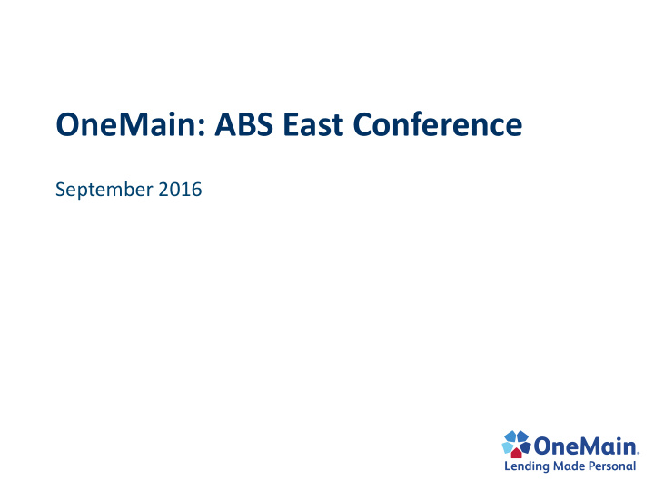 onemain abs east conference