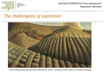 The challenge(s) of aspiration Dorrit Black painting The Olive Plantation , 1946,  courtesy of Art