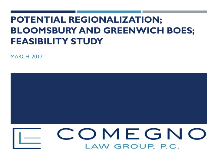 bloomsbury and greenwich boes feasibility study