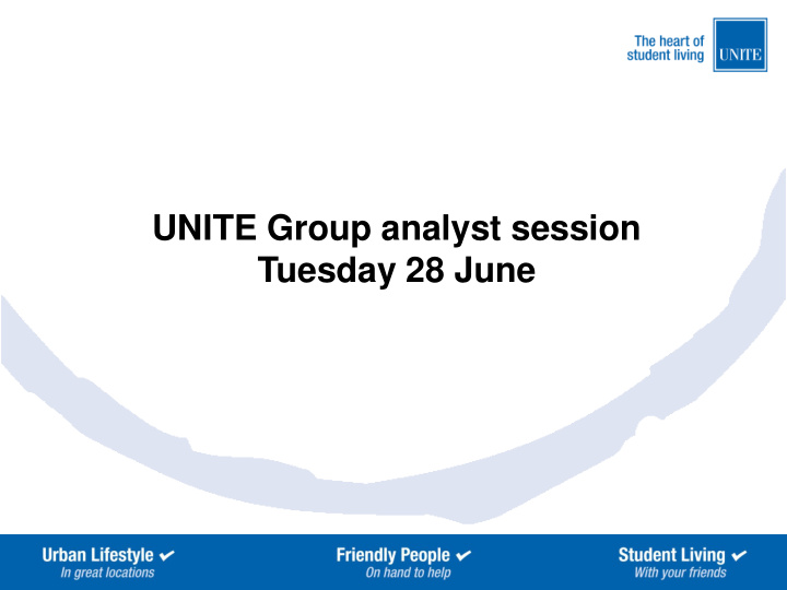 unite group analyst session