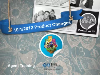 Agent Training  Welcome  Blues Agent Portal Training e-Learning on the BCBSM Agent Portal