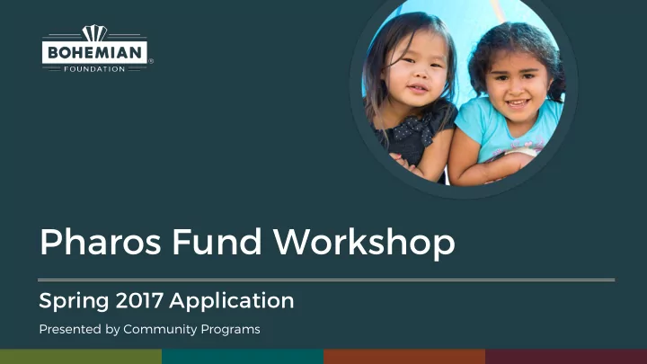 pharos fund workshop