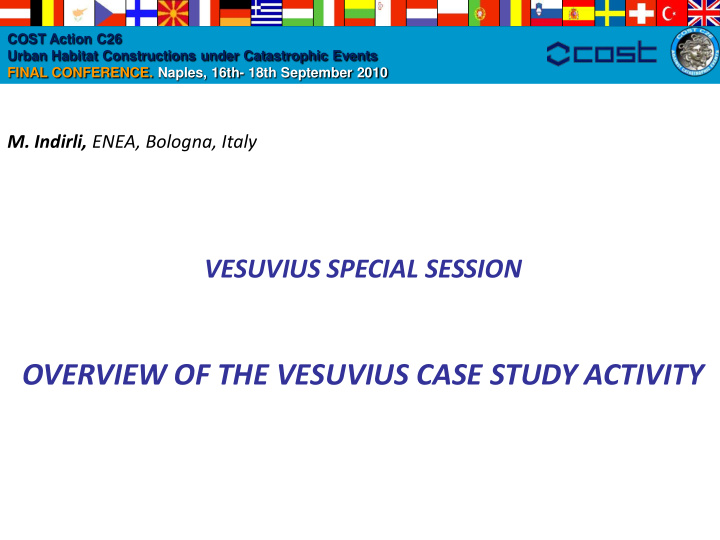 overview of the vesuvius case study activity