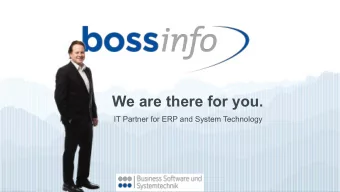 We are there for you.  IT Partner for ERP and System Technology  About Us  Vision  We aim to be the