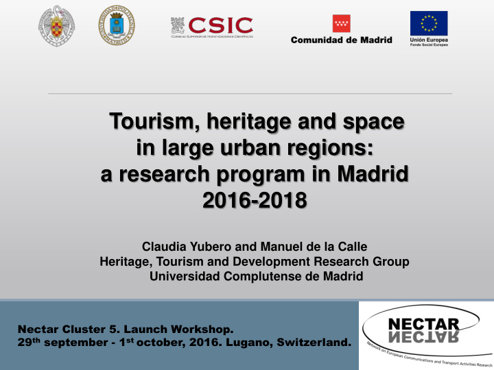 a research program in madrid