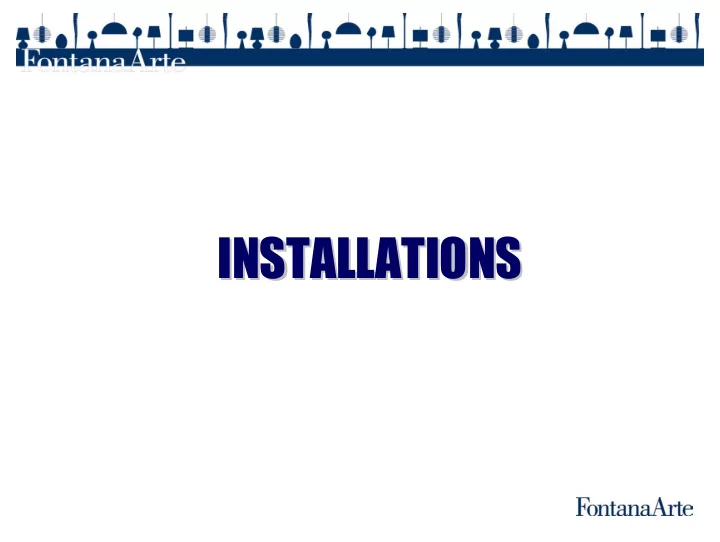 installations installations