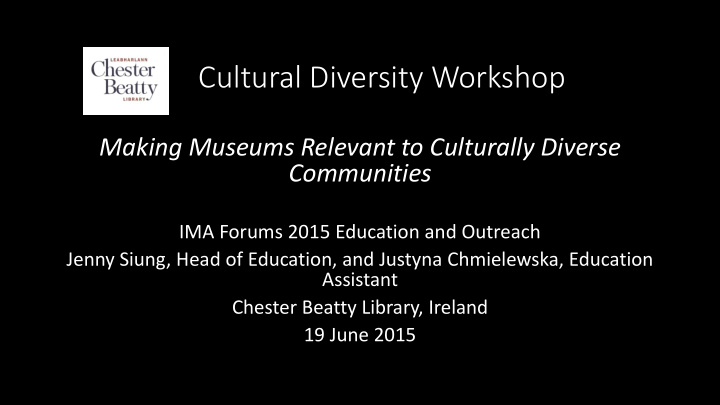cultural diversity workshop