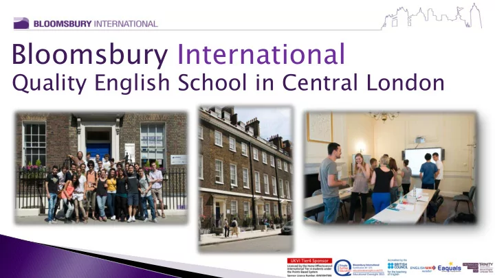 bloomsbury international