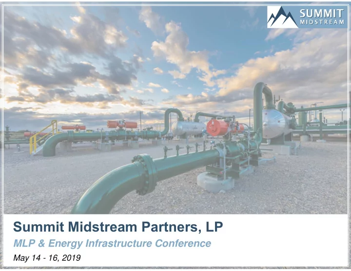 summit midstream partners lp