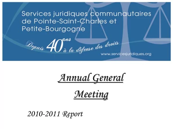 annual general general annual meeting meeting