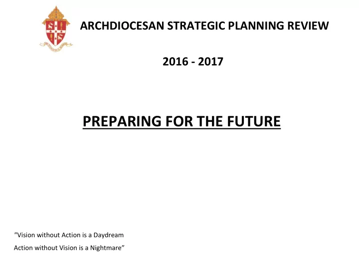 preparing for the future