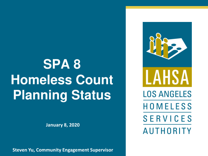 spa 8 homeless count planning status