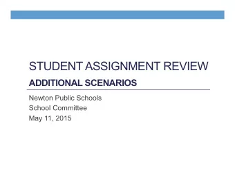 Review of Methodology  Process started with broad review/  discussion of evaluation criteria:
