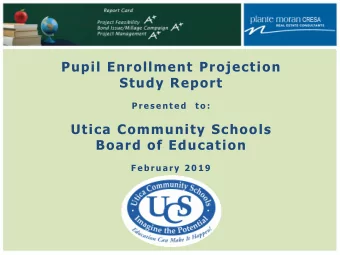 Board of Education  F e b r u a r y  2 0 1 9  Collective Expertise  Planners, architects,