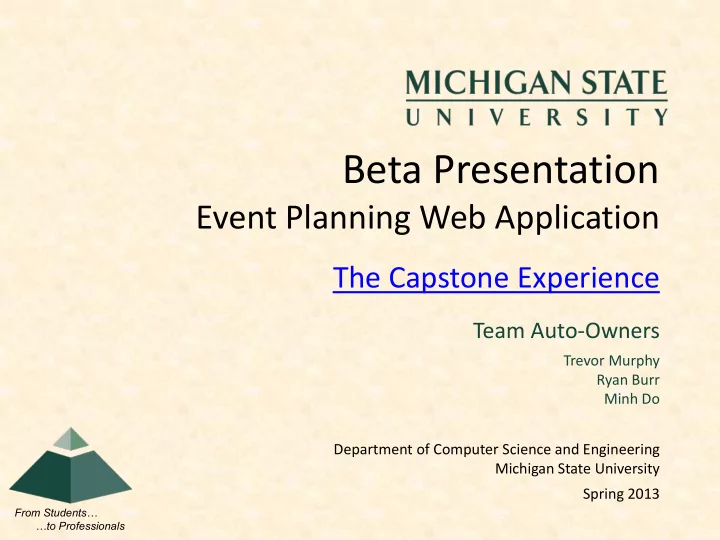 beta presentation