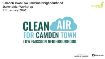 21 st January 2020  Agenda  nda  Welcome, group introductions, and introduction to the project