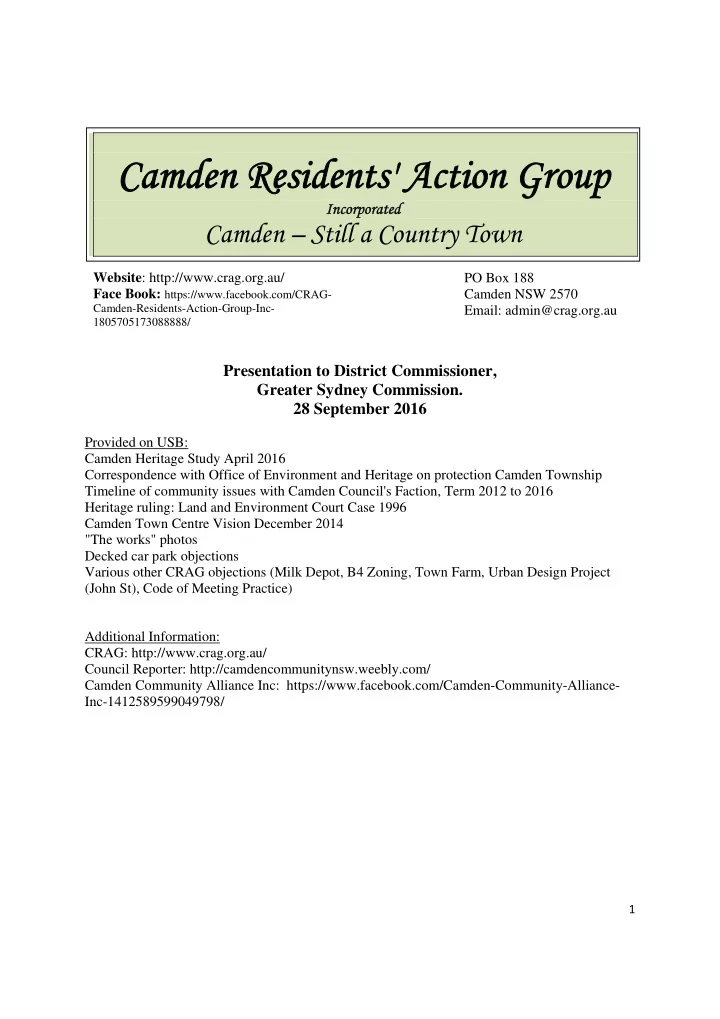 camden residents action group camden residents action