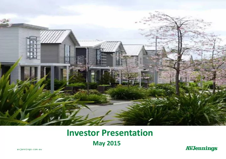 investor presentation