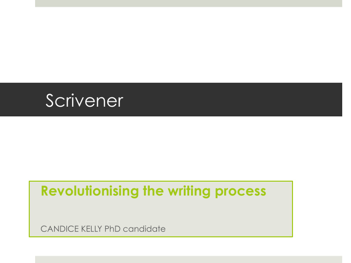 scrivener