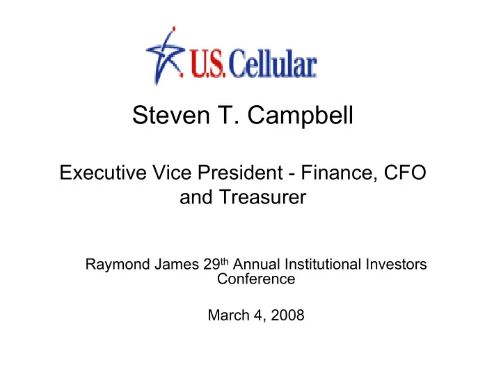 steven t campbell