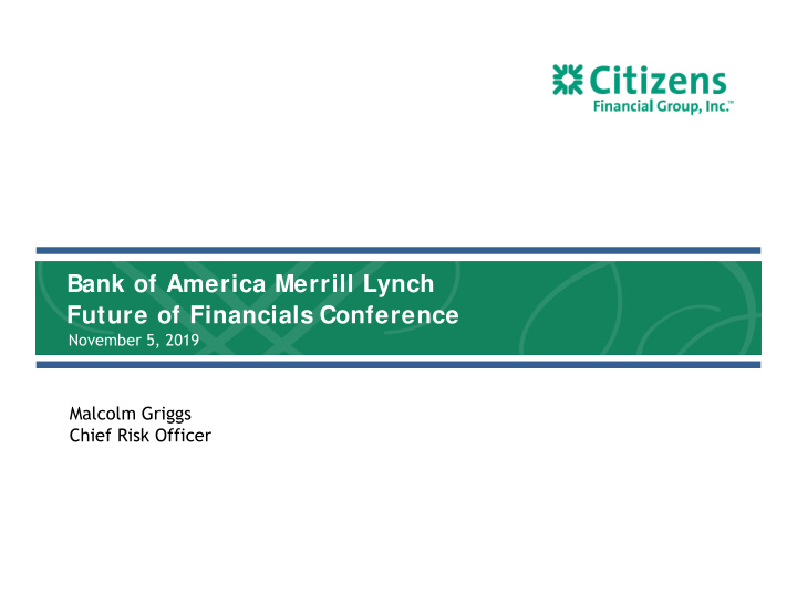 bank of america merrill lynch future of financials