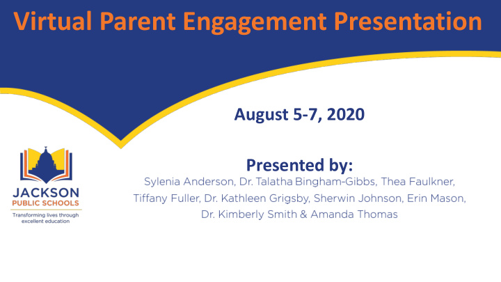 virtual parent engagement presentation