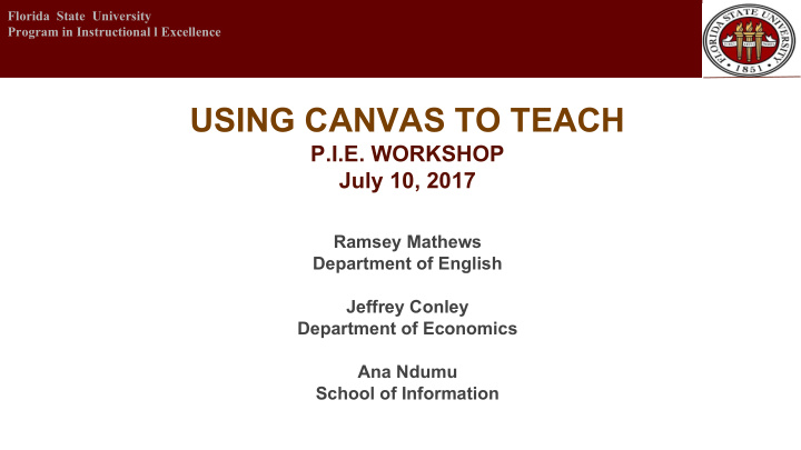 using canvas to teach