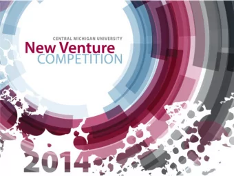 WELCOME  TO  THE  FOURTH  WORKSHOP  OF  THE  NEW  VENTURE  COMPETITION