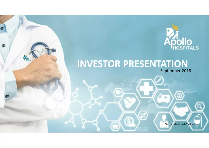 investor presentation investor presentation