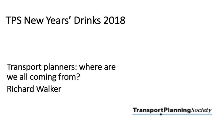 tps new years drinks 2018