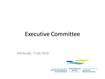 Executive Committee  Edinburgh, 7 July 2016 Introducing Aoibhn {Aveen} OMalley  Aoibhn is