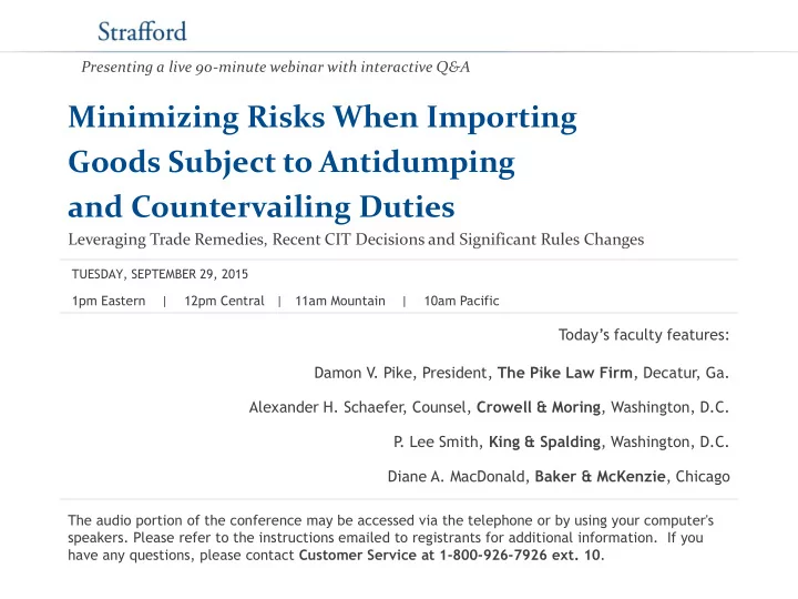 and countervailing duties