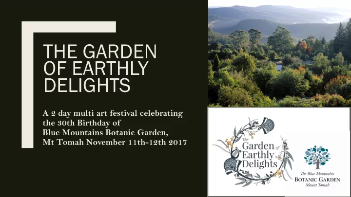 the garden