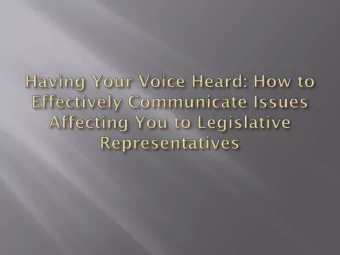 Randy Thompson, Director of Public Affairs  The New Jersey Association of Mental Health and