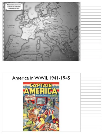America in WWII, 1941-1945  ___________________________________  The Office of Price Administration