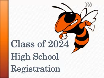 Cl  Clas  ass of 20  s of 2024  24  Hig  igh  h Sc  School  hool  Re  Regi  gistration  stration