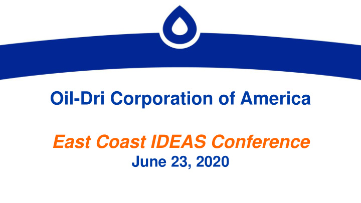 oil dri corporation of america